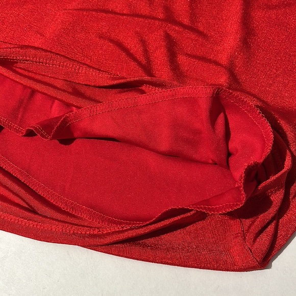 Wild Fable bodycon cocktail dress holiday metallic red sz XL NEW! - Picture 7 of 8